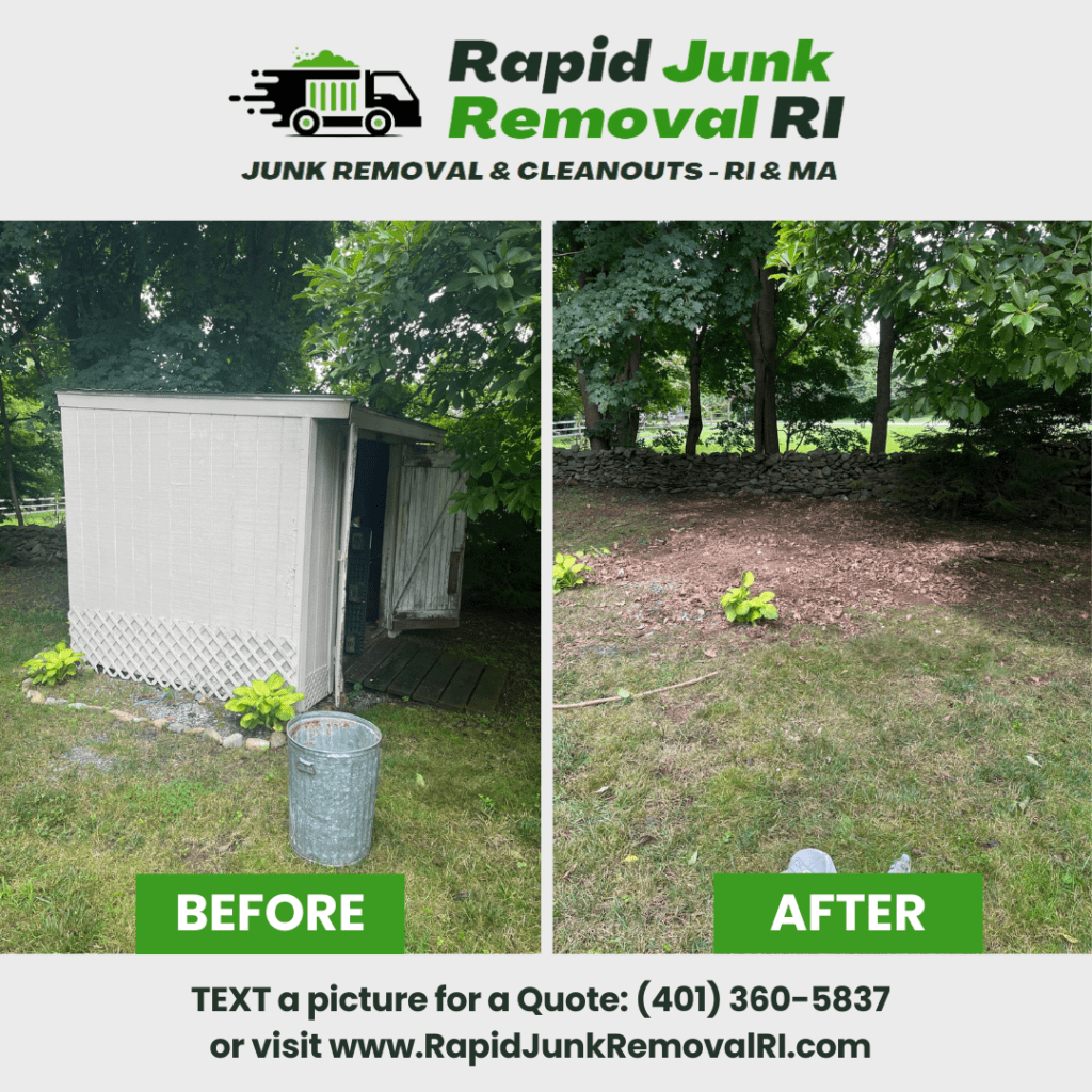 shed removal rhode island