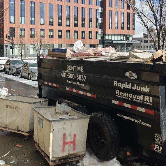 commercial property cleanup dumpster rental ri