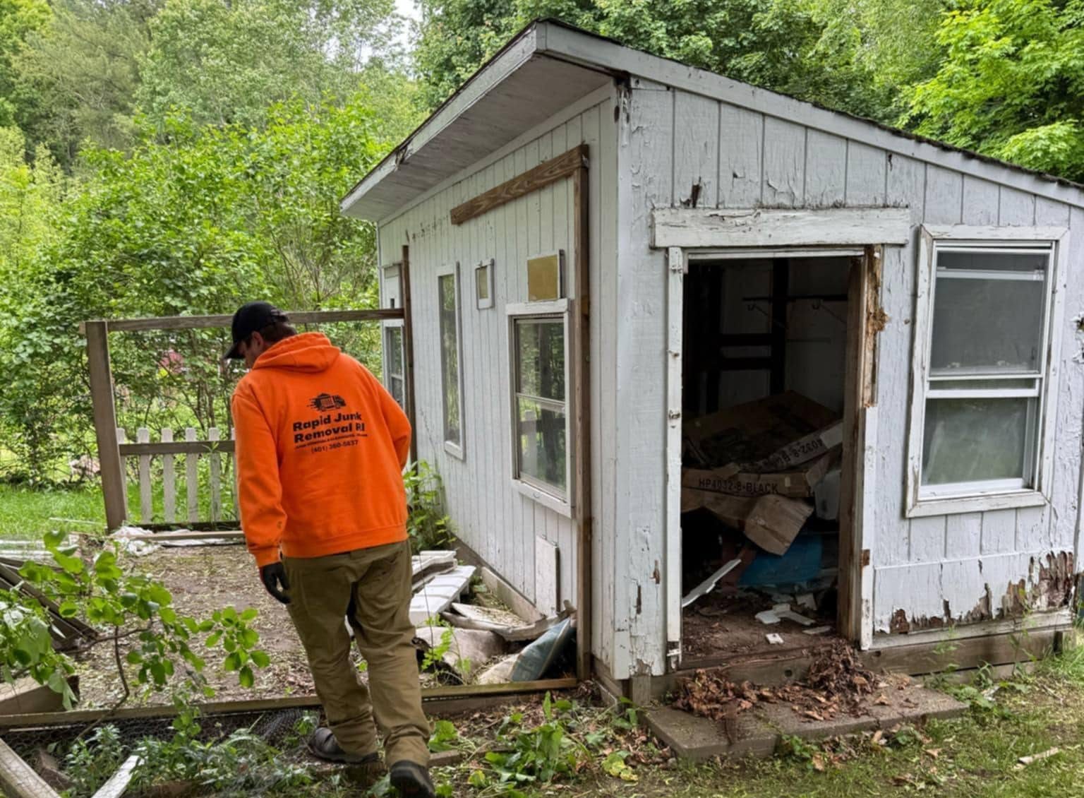 shed removal demolition rhode island